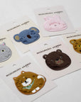 Mokomoko Animals Sticker Patch