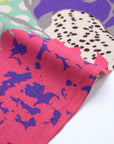 echino Hide Cotton Linen Canvas - Purple x Pink EKX-98160-60