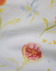 nani IRO Hana no toki niwa Organic Cotton Double Gauze - White EGX-11440-1