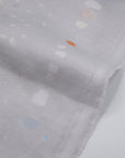 nani IRO Waterfall Cotton Silk Blend Viyella- Light Grey EGX-11431-1