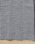 Yarn Dyed Gingham Seersucker Organic Cotton Fabric