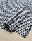 Yarn Dyed Gingham Seersucker Organic Cotton Fabric