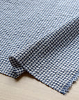 Yarn Dyed Gingham Seersucker Organic Cotton Fabric