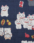 Funny Japan Lucky Cats Dobby Cloth YKA-31060-1