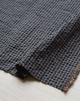 Yarn Dyed Gingham Seersucker Organic Cotton Fabric