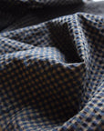 Yarn Dyed Gingham Seersucker Organic Cotton Fabric