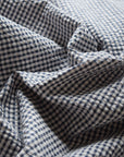 Yarn Dyed Gingham Seersucker Organic Cotton Fabric