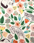 365 Cat Art Cat Garden Cotton Sheeting
