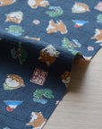 Funny Japan Shiba Inu Dobby Cloth YKA-31060-2