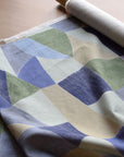 Pathway by Bookhou - Shapes Cotton Linen Sheeting - Pink Beige