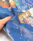 365 Cat Art Moonlight Cat Cotton Sheeting