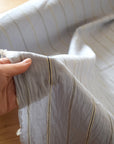 Yarn Dyed Craft Washer Stripe Organic Cotton Broadcloth