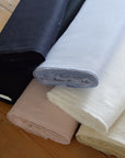 Cotton Linen Washed Lightweight Twill