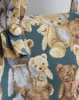 Teddy Bear Brushed Cotton Linen Canvas YGA-86010-1