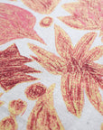 Floral Motif Cotton Linen Sheeting
