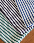 Marine Stripe Textured Cotton Lawn