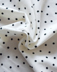 Random Dots Rayon Hemp Canvas