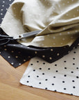 Random Dots Rayon Hemp Canvas