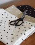 Random Dots Rayon Hemp Canvas
