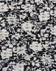 Floral Pattern Textured Organic Cotton Viyella