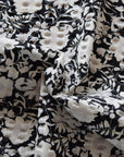 Floral Pattern Textured Organic Cotton Viyella