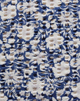 Floral Pattern Textured Organic Cotton Viyella
