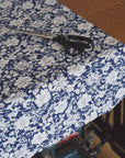 Floral Pattern Textured Organic Cotton Viyella