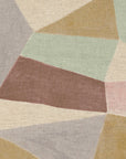 Pathway by Bookhou - Shapes Cotton Linen Sheeting - Pink Beige