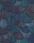 Pathway by Bookhou - Scallops Cotton Linen Sheeting - Navy