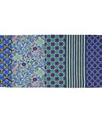 echino And Cotton Linen Canvas - Blue EKX-98090-92