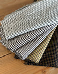 Yarn Dyed Gingham Seersucker Organic Cotton Fabric