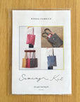 Gin-gam Tote Bag Kit (Fabric, Tag & Sewing Instructions)