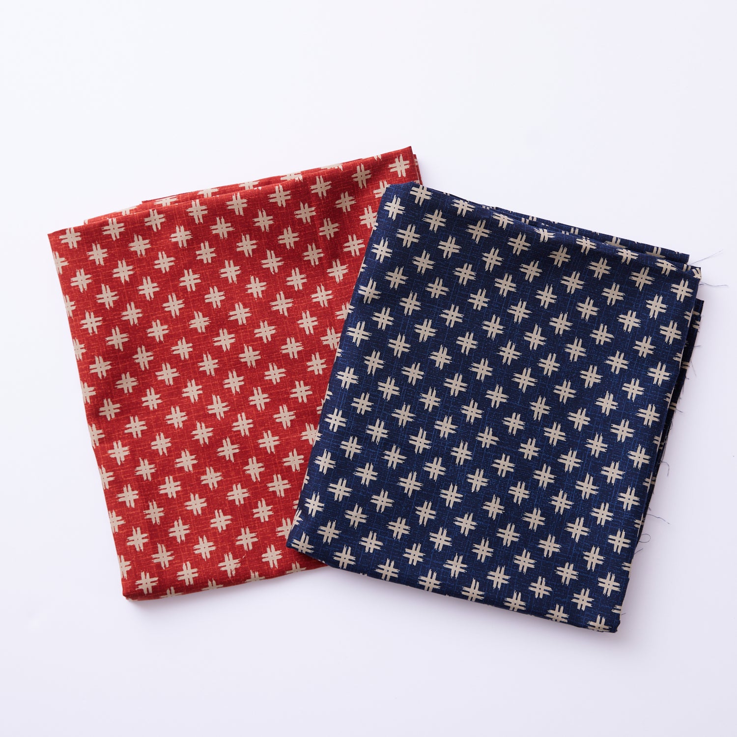 Igeta Cross Cotton Broadcloth | Kokka Fabrics