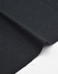 Soft Cotton Linen Canvas - Black