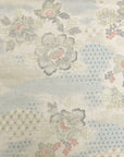 Peony Kasuri Sazanka Cross Dobby Cloth - White Beige