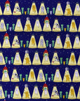 Catnapped Cotton Linen Canvas - Navy