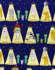 Catnapped Cotton Linen Canvas - Navy