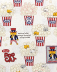 Pop Cat Cotton Canvas - Ivory