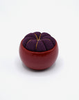 Hiro Urushi Wood Cup Pincushion - Solid Colors