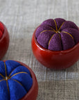 Hiro Urushi Wood Cup Pincushion - Solid Colors