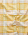 Madras Plaid Yarn Dyed Cotton Linen Lawn - Yellow