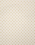 Glittery Dot Cotton Shirting - White