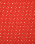 Glittery Dot Cotton Shirting - Red