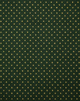 Glittery Dot Cotton Shirting - Green