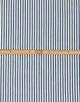 Marine Stripe Textured Cotton Lawn