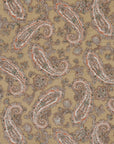 Vintage Paisley Block Print-inspired Cotton Voile