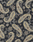 Vintage Paisley Block Print-inspired Cotton Voile