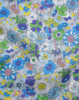 Flownny Sunflowers Cotton Lawn - Light Blue NFA-1000-2