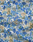 Flownny Garden Cotton Lawn - White x Blue NFA-1010-16