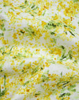 Flownny Mimosa Cotton Lawn - White NFA-1030-32